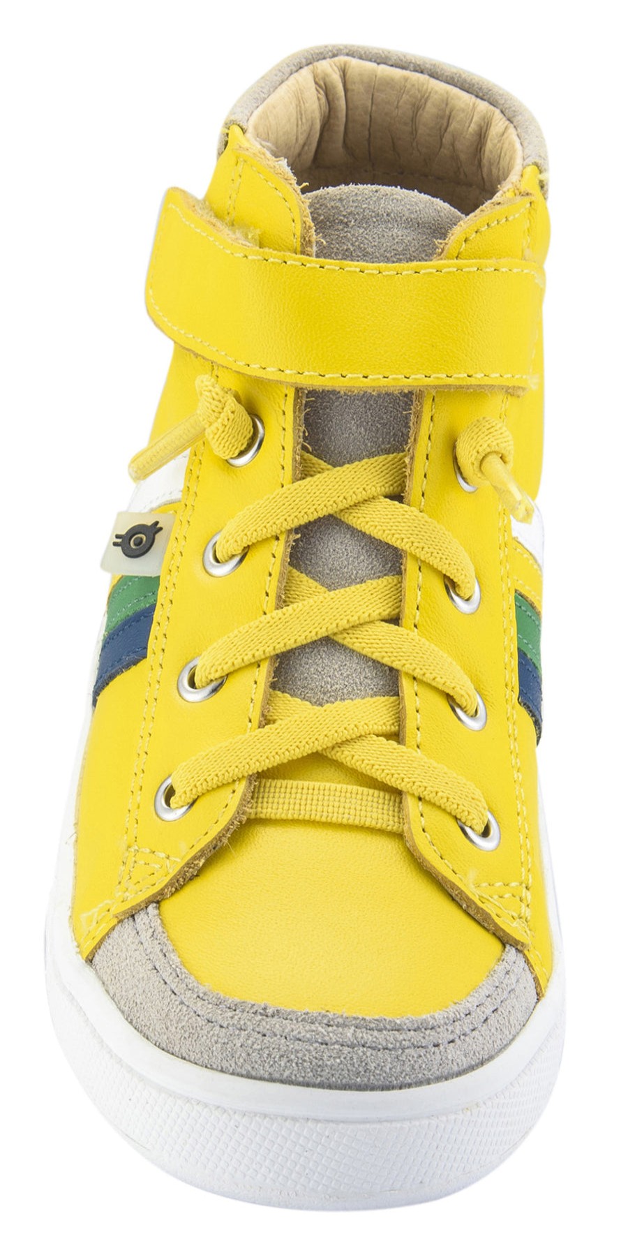 Shoes Old Soles Boy'S Casual Shoes | Old Soles Boy'S And Girl'S High-Top-Rb Leather Sneakers, Sunflower/Jeans