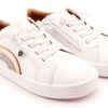 Shoes Old Soles Girl'S Casual Shoes | Old Soles Girl'S 1010 Girl'S Rainbow Jumpa Casual Shoes - Snow / Copper