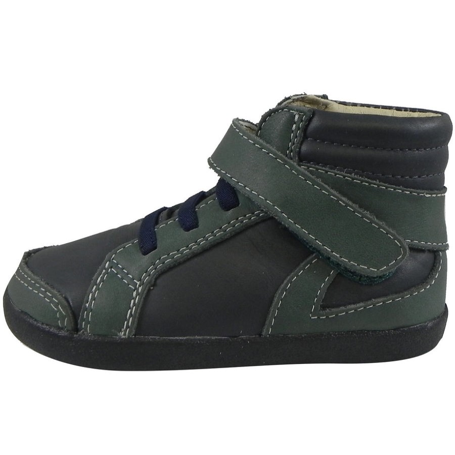 Shoes Old Soles Boy'S Casual Shoes | Old Soles Boy'S 335 Woolfy Sneaker Navy/Emerald