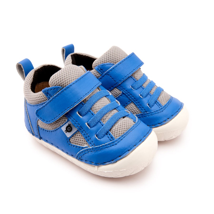 Shoes Old Soles Girl'S Casual Shoes | Old Soles Boy'S & Girl'S 4047 Bru Pave Shoe - Neon Blue/Light Grey/Black