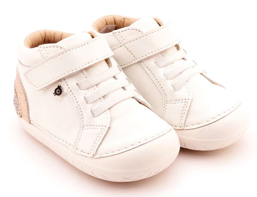 Shoes Old Soles Girl'S Casual Shoes | Old Soles Girl'S 4091 Rainbow Champster Casual Shoes - Snow / Copper