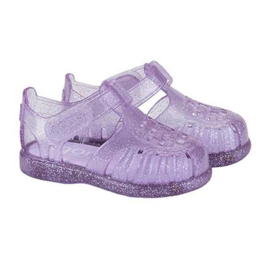 Shoes Igor Girl'S Sandals | Igor Girl'S Tobby Gloss Glitter Sandals - Malva