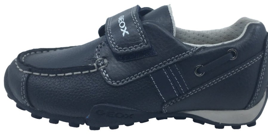 Shoes GEOX Boy'S Casual Shoes | Geox Boy'S Navy Snake Moc