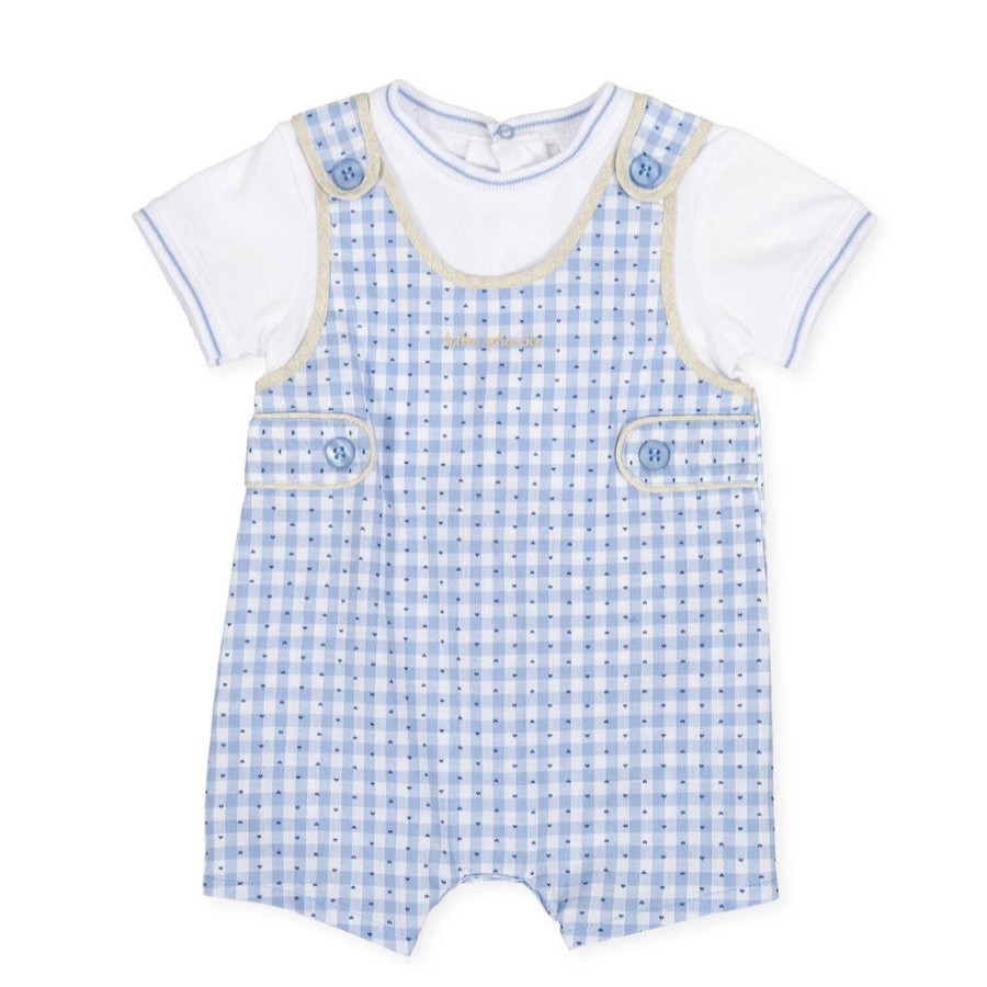 Clothes Tutto Piccolo | Tutto Piccolo Blue Romper