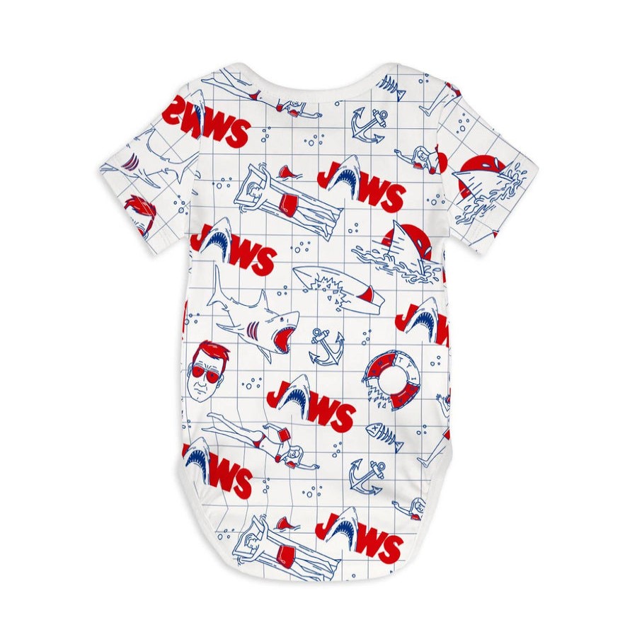 Clothes Just Shoes for Kids | Sleep No More Jaws Organic Baby Bodysuit