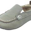 Shoes Old Soles Boy'S Casual Shoes | Old Soles Girl'S And Boy'S Elephant Grey Baby Boat Shoes