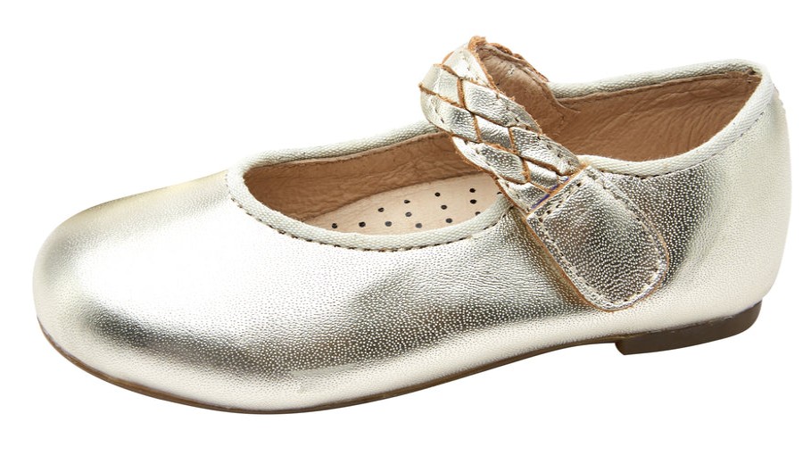 Shoes Old Soles Girl'S Dress Shoes | Old Soles Girl'S 817 Lady Plat Shoes - Gold