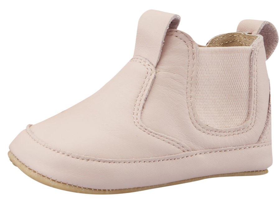 Shoes Old Soles Girl'S Boots | Old Soles Girl'S Bambini Local Soft Leather Slip On Bootie Crib Walker Baby Shoes - Powder Pink