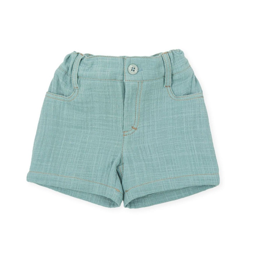 Clothes Tutto Piccolo | Tutto Piccolo 1324 Bermuda Shorts - Grass Green