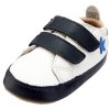 Shoes Old Soles Boy'S Casual Shoes | Old Soles Boy'S And Girl'S 0037R Star Markert Walker Sneakers - Snow/Navy/Neon Blue