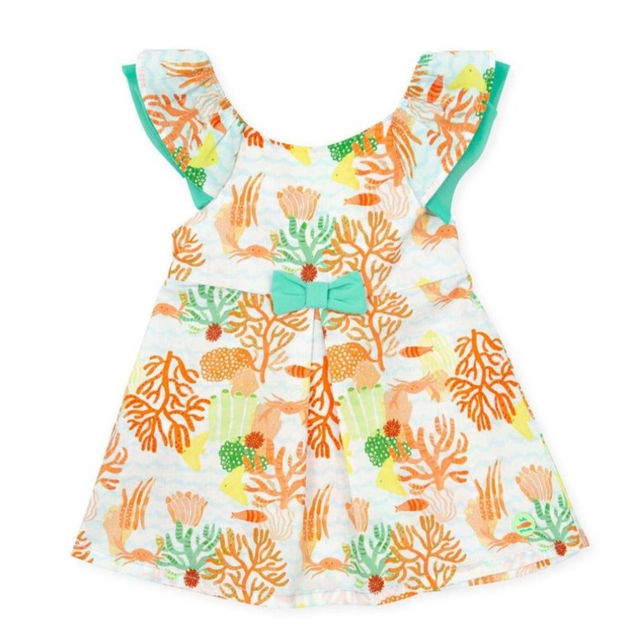 Clothes Tutto Piccolo | Tutto Piccolo 1271 Dress - Aqua Marine