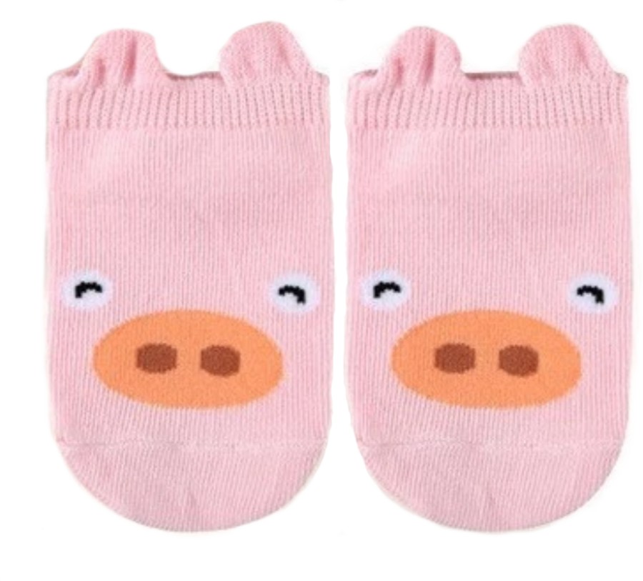 Clothes Eva & Elvin | Eva & Elvin Pink Pig Socks