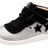 Shoes Old Soles Boy'S Casual Shoes | Old Soles Boy'S & Girl'S 8019 Star Avenue Sneaker - Glam Argent/Black Suede