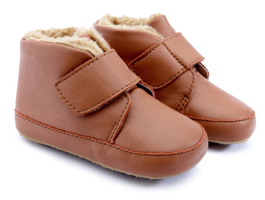 Shoes Old Soles Boy'S Casual Shoes | Old Soles Boy'S & Girl'S 0044R Shloofy Sneaker Booties - Tan