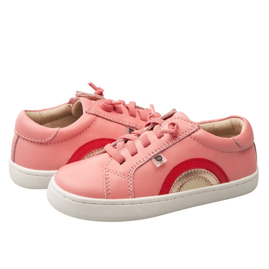 Shoes Old Soles Girl'S Casual Shoes | Old Soles Girl'S 6152 Rainbow Jump Sneakers - Rossini / Bright Red