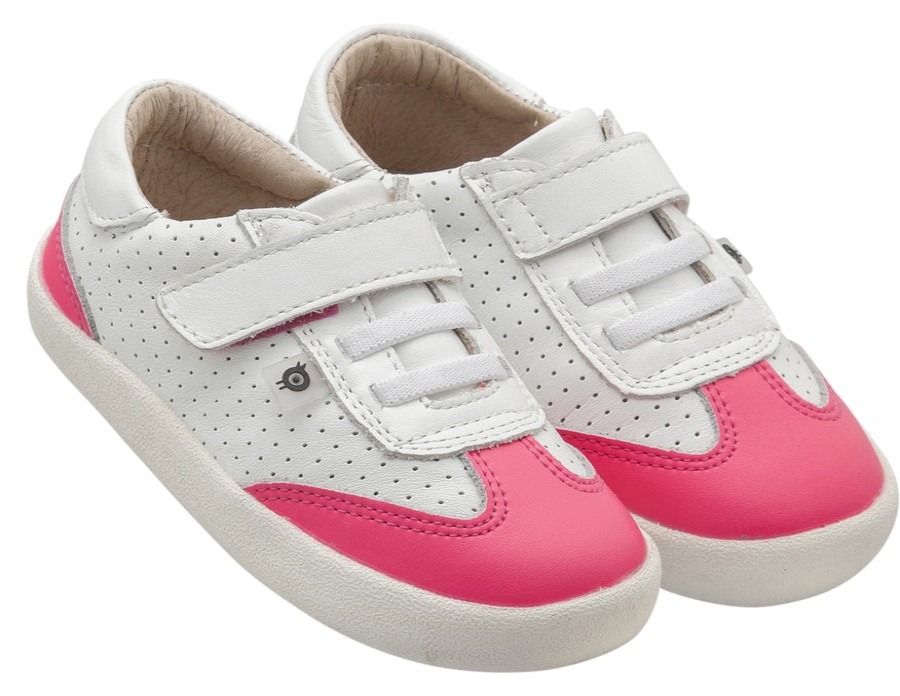 Shoes Old Soles Boy'S Casual Shoes | Old Soles Boy'S And Girl'S Paver Shoe, Snow / Neon Pink