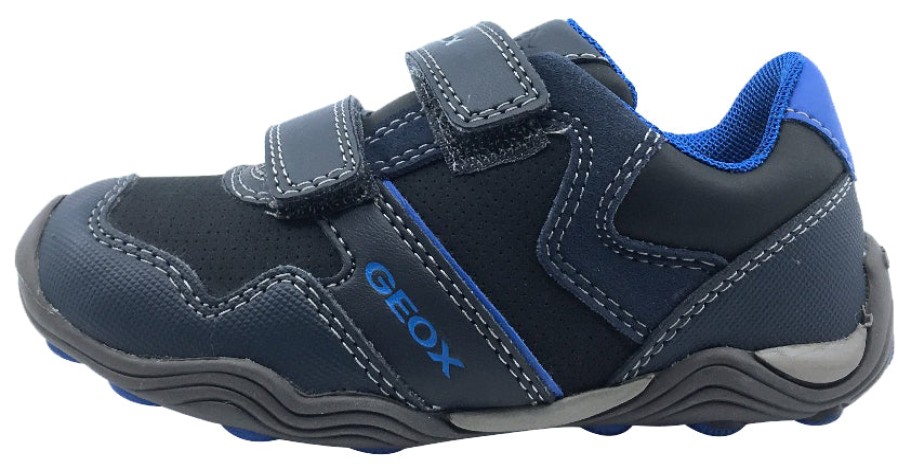 Shoes GEOX Boy'S Casual Shoes | Geox Boy'S Arno Velcro Sneaker Tennis Shoes (Dark Navy/Royal)