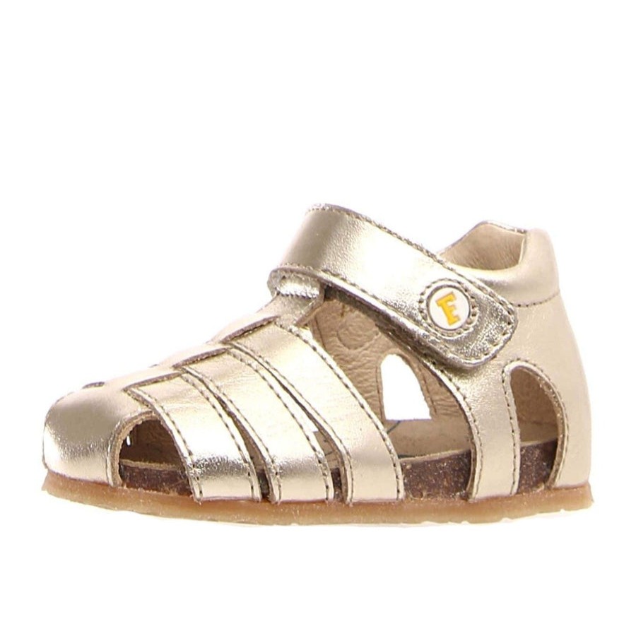 Shoes Naturino Girl'S Sandals | Naturino Falcotto Girl'S Alby Fisherman Sandals - Metallic Platinum