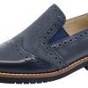 Shoes Maria Catalan Boy'S Casual Shoes | Maria Catalan Boy'S & Girl'S Marino Navy Smooth Slip On Moccasin Loafer Shoe