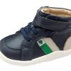 Shoes Old Soles Boy'S Casual Shoes | Old Soles Boy'S 8028 Upper Ground Sneakers - Navy/Gris/Neon Green