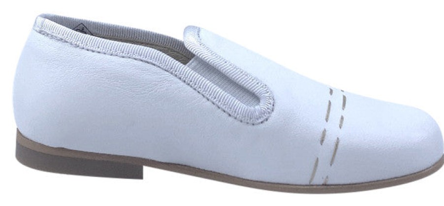 Shoes Luccini Boy'S Casual Shoes | Luccini Boy'S Cosmos Piso Point Natural Loafer - White