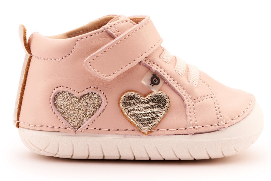 Shoes Old Soles Girl'S Casual Shoes | Old Soles Girl'S 4097 Harper Pave Casual Shoes - Powder Pink / Gold / Glam Gold