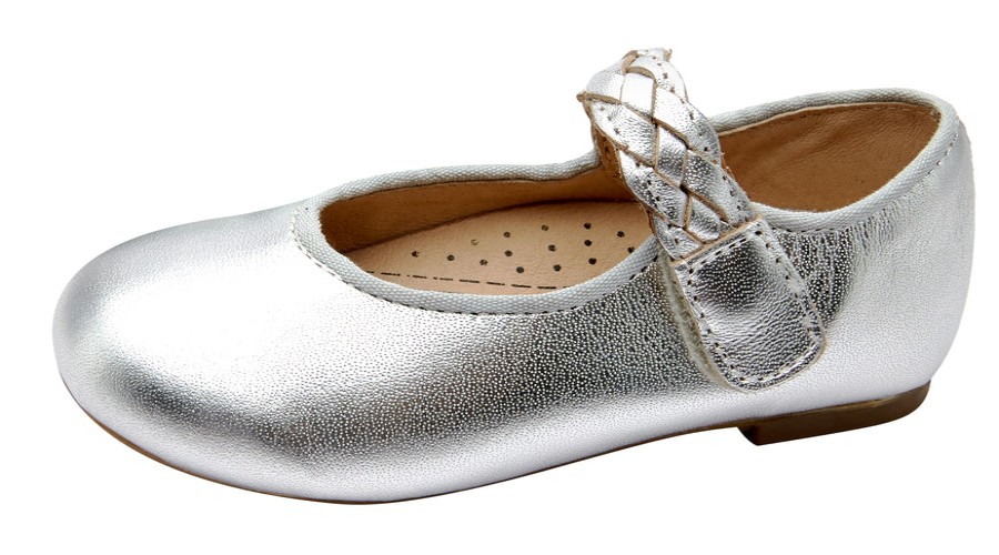 Shoes Old Soles Girl'S Dress Shoes | Old Soles Girl'S 817 Lady Plat Shoes - Silver