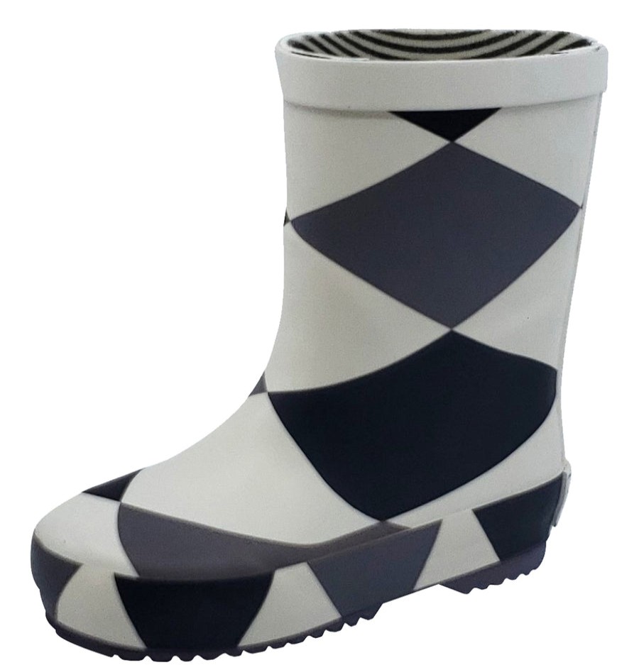 Shoes BOXBO Girl'S Boots | Boxbo Damier Girl'S And Boy'S Rain Boot