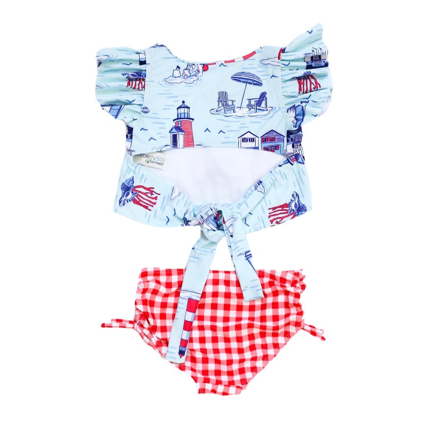 Clothes Blueberry Bay | Blueberry Bay Pier House Two Piece Swimsuit