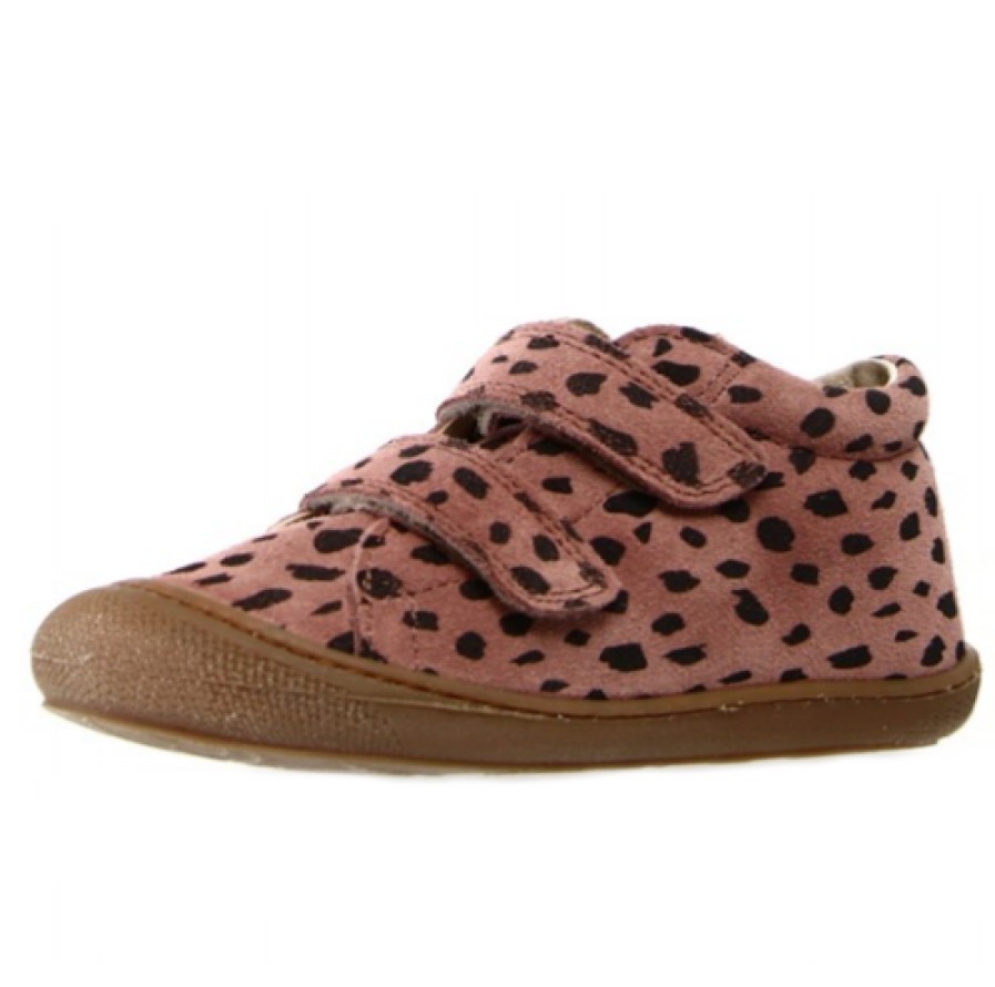 Shoes Naturino Girl'S Casual Shoes | Naturino Girl'S Dalmata Cocoon Shoes, Rosa Antico/Nero