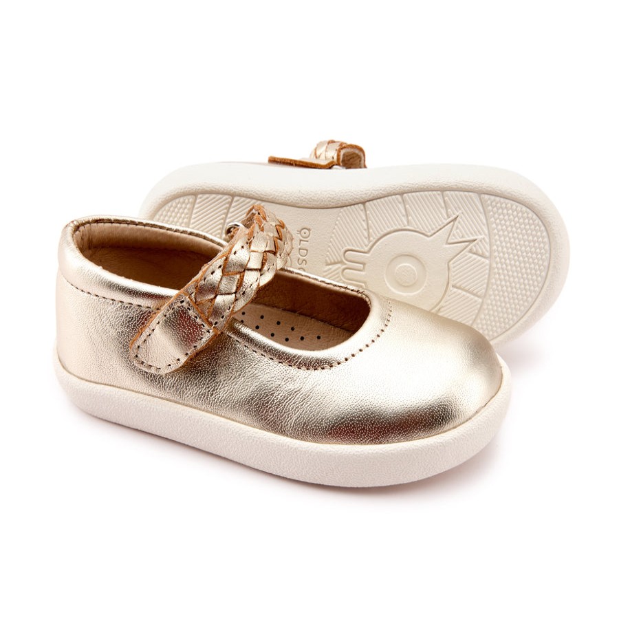 Shoes Old Soles Girl'S Casual Shoes | Old Soles Girl'S 5075 Miss Plat Shoe - Gold