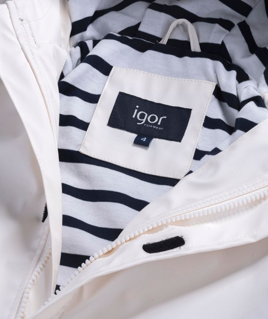 Clothes Igor | Igor Euri Raincoat, Blanco