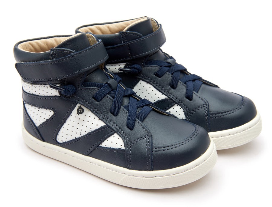 Shoes Old Soles Boy'S Casual Shoes | Old Soles Boy'S And Girl'S 6148 The Squad Sneakers - Navy/Snow