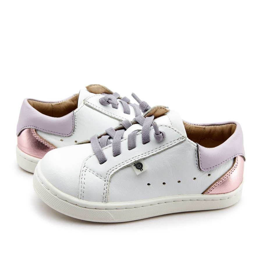 Shoes Old Soles Girl'S Casual Shoes | Old Soles Girl'S 6153 Quest Sneakers - Snow/Lilium/Pink Frost