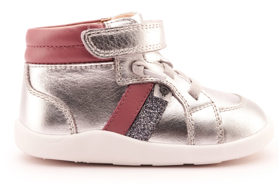 Shoes Old Soles Girl'S Casual Shoes | Old Soles Girl'S 8044 Tar Ground Casual Shoes - Silver / Malva / Glam Gunmetal