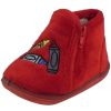 Shoes Foamtreads Boy'S Casual Shoes | Foamtreads Boy'S & Girl'S Sparky Red Zipper Slipper Boot