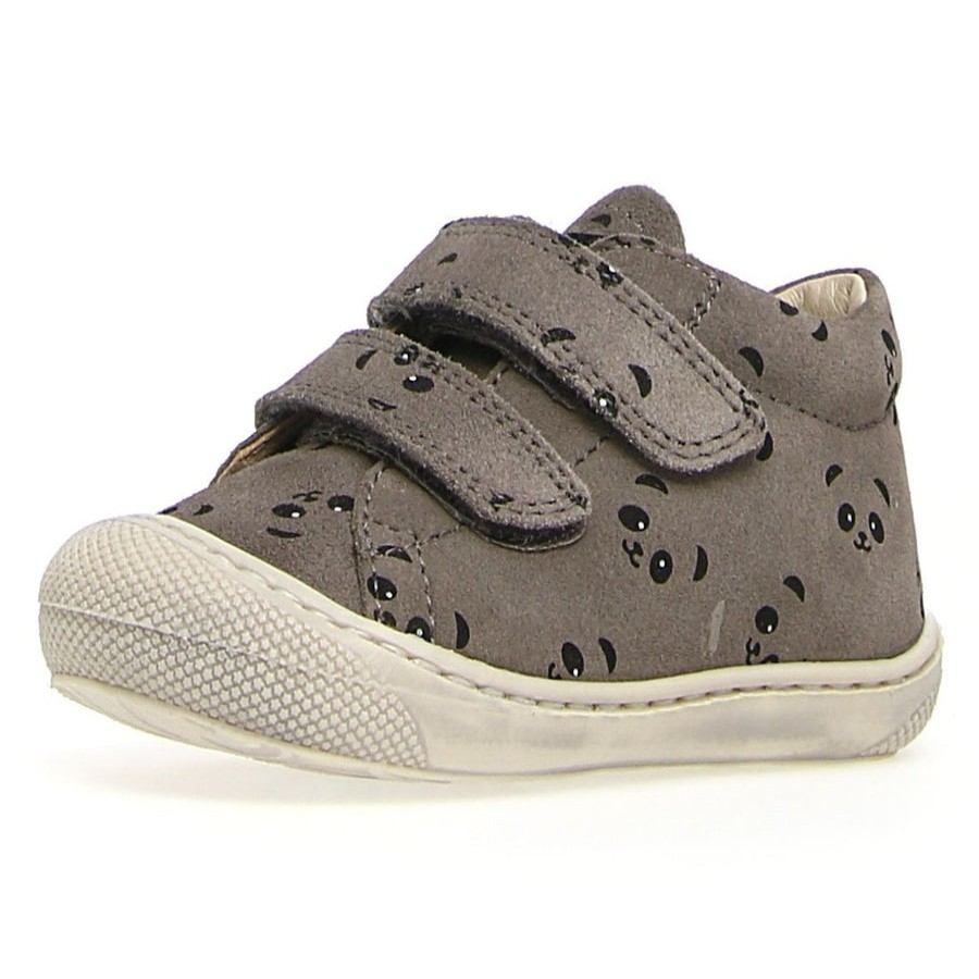 Shoes Naturino Girl'S Casual Shoes | Naturino Girl'S & Boy'S Cocoon Vl Panda Sneakers - Dark Grey