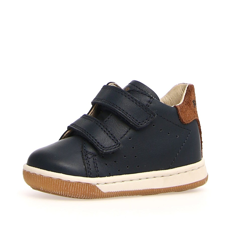 Shoes Naturino Girl'S Casual Shoes | Naturino Falcotto Boy'S And Girl'S Adam Vl Nappa Spazz Sneakers, Navy Chestnut