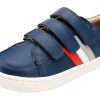 Shoes Old Soles Boy'S Casual Shoes | Old Soles Boy'S 6122 Collective Markert Leather Sneakers - Jeans/Gris/Snow/Bright Red/Gris