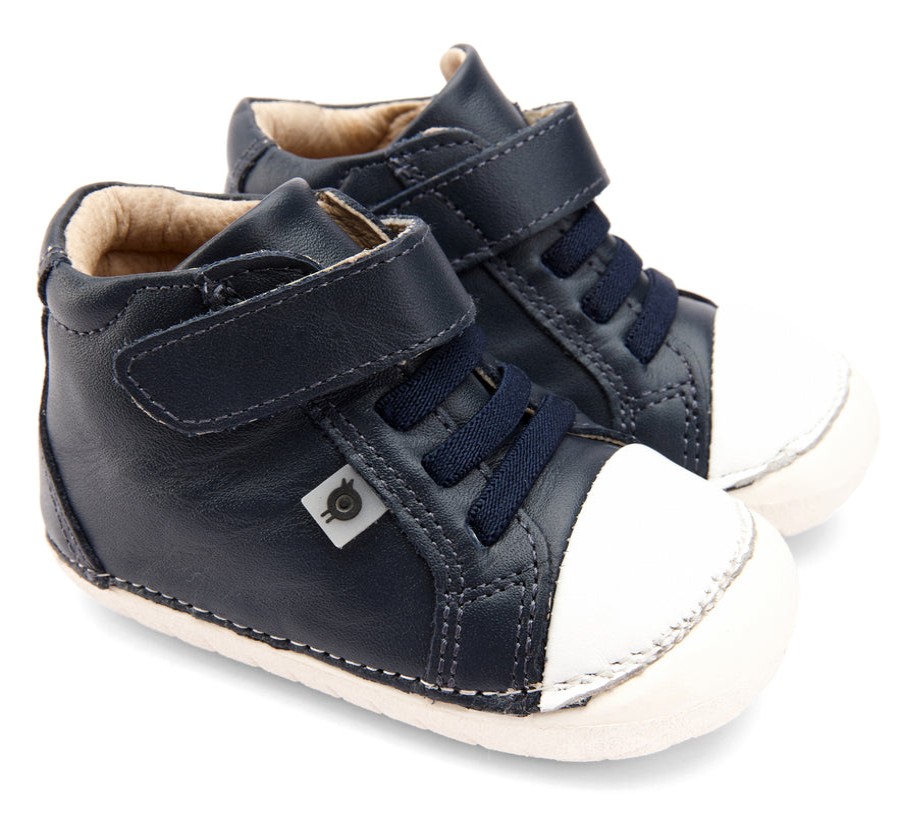 Shoes Old Soles Boy'S Casual Shoes | Old Soles Boy'S And Girl'S 4064 High Pop Shoes - Navy/Snow