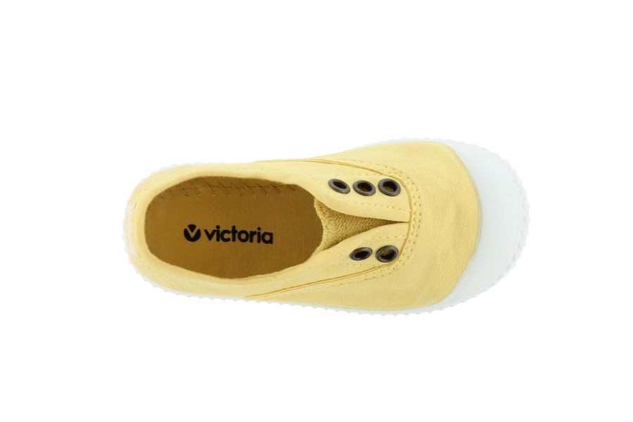 Shoes Victoria Boy'S Casual Shoes | Victoria Girl'S And Boy'S Inglesa Slip-On Canvas Sneakers, Maiz