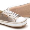 Shoes Tip Toey Joey Boy'S Casual Shoes | Tip Toey Joey Boy'S And Girl'S Funky Sneakers, Gold/White