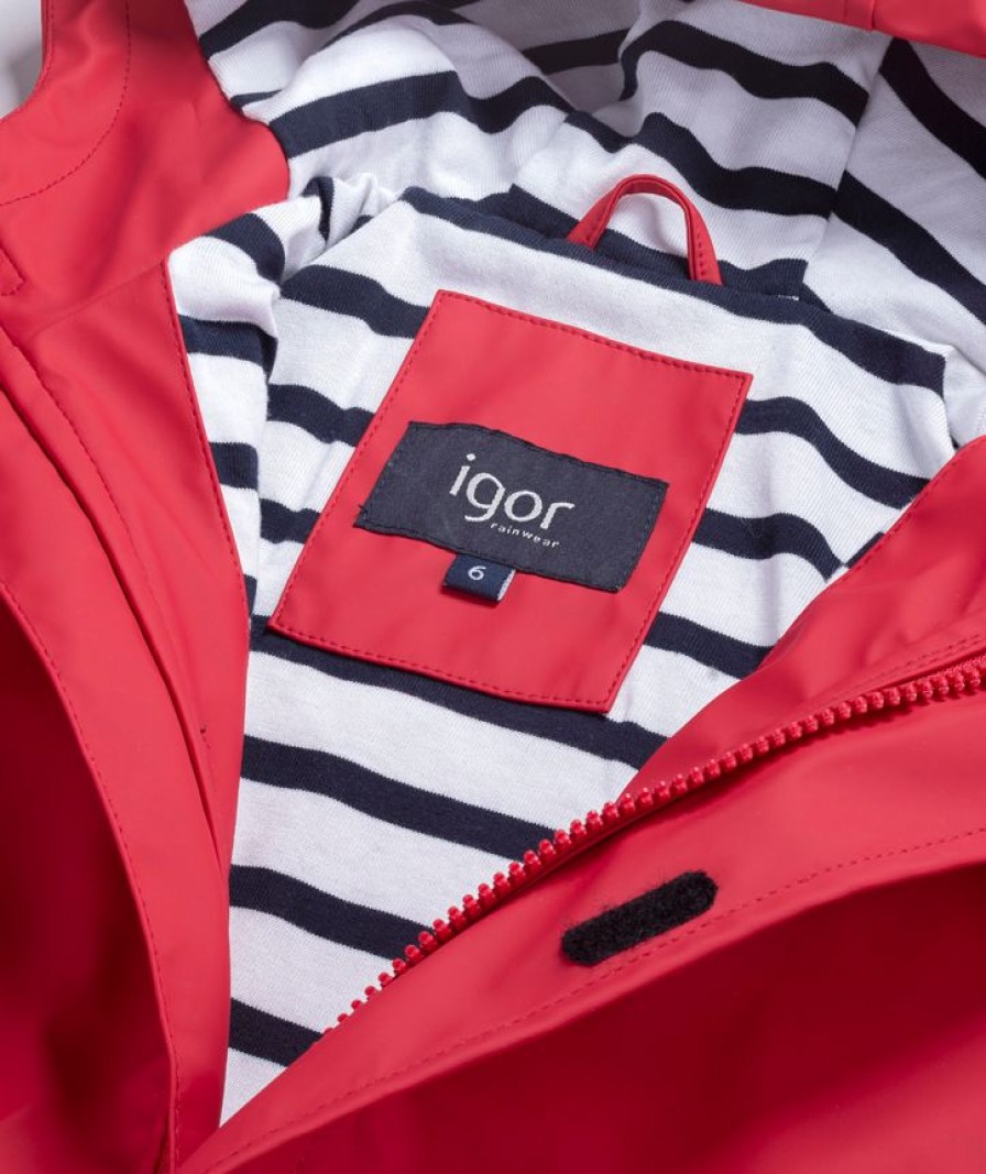 Clothes Igor | Igor Euri Raincoat, Rojo