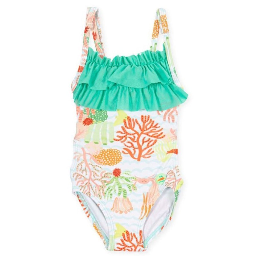 Clothes Tutto Piccolo | Tutto Piccolo 1071 Swimsuit - Aqua Marine