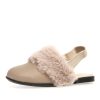 Shoes Naturino Girl'S Dress Shoes | Naturino Girl'S Toocuutie Fur Sandals - Taupe