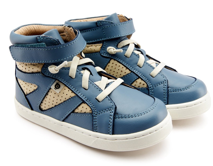 Shoes Old Soles Girl'S Casual Shoes | Old Soles Boy'S And Girl'S 6148 The Squad Sneakers - Indigo/Cream