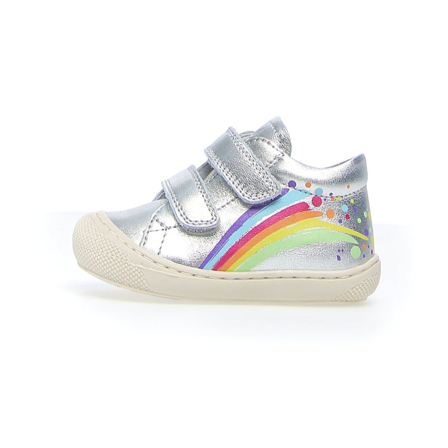 Shoes Naturino Boy'S Casual Shoes | Naturino Girl'S And Boy'S Joy Vl Fashion Sneakers - Metallic Silver