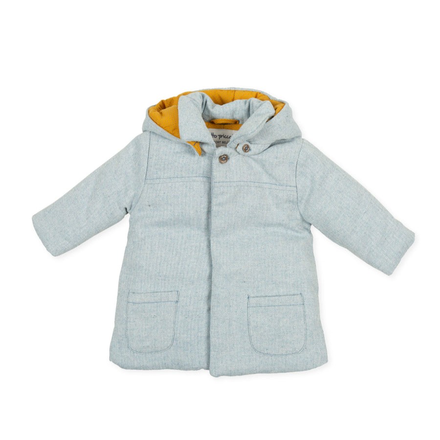 Clothes Tutto Piccolo | Tutto Piccolo 9612 Chaqueton Espiga Coat - Porcelain