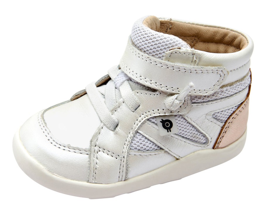 Shoes Old Soles Boy'S Casual Shoes | Old Soles Girl'S 8002 High Ground Sneakers - Nacardo Blanco/Copper