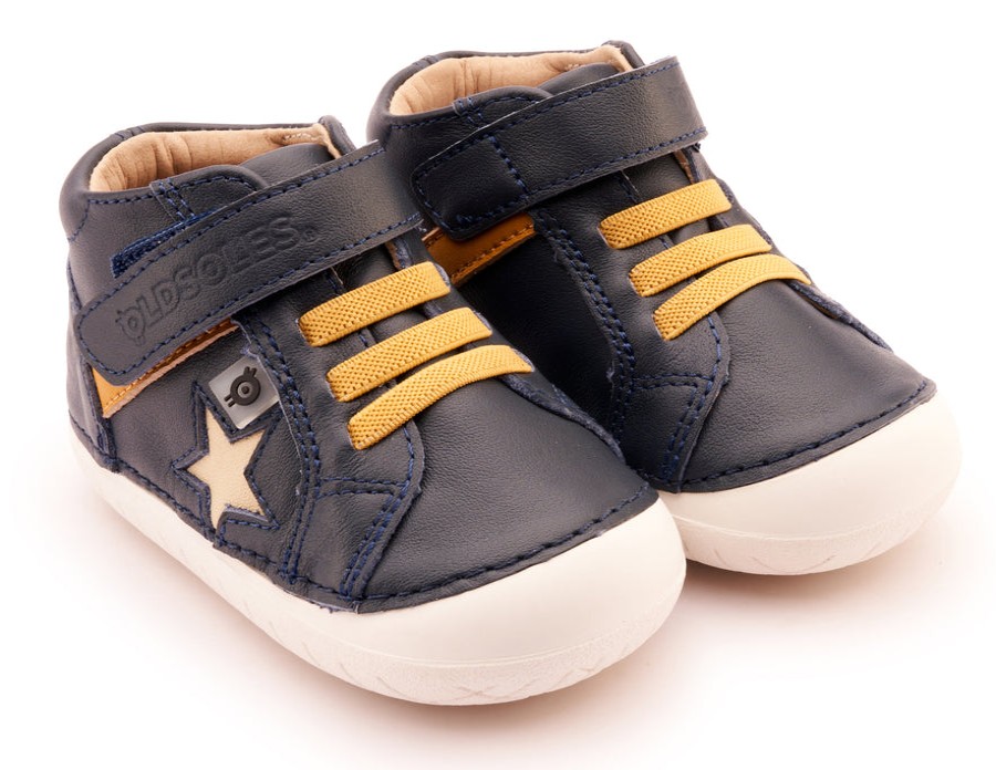 Shoes Old Soles Boy'S Casual Shoes | Old Soles Boy'S 4099 Rad Pave Casual Shoes - Navy / Yema / Cream